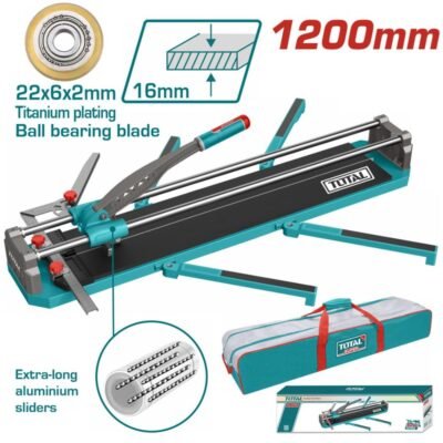 Κόφτης Πλακιδίων Total Χειρός 120cm THT571201 για καθαρές και ακριβείς κοπές σε πλακίδια έως 16mm