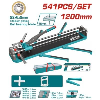 Κόφτης Πλακιδίων Total Χειρός 120cm THTC12008 με σετ 541 τεμαχίων One Promotion για επαγγελματική χρήση