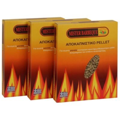 Pellets αποκαπνισμού για θερμάστρες-καυστήρες 1kg Mr. Bbq σε συσκευασία καθαρισμού καυστήρα και θερμάστρας