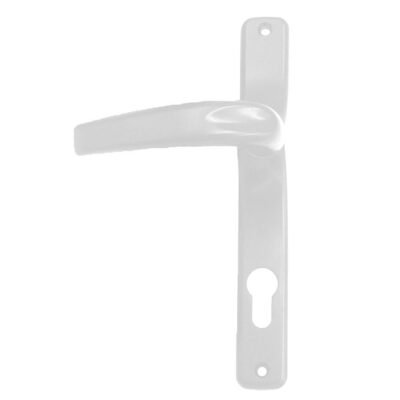 Πόμολο Αλουμινόπορτας Νεοξαλ Μεγάλο Άσπρο με μοντέρνο σχεδιασμό και ανθεκτική κατασκευή από αλουμίνιο.