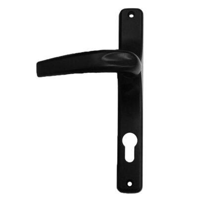 Πόμολο Αλουμινόπορτας Νεοξαλ Μεγάλο Μαύρο με ματ φινίρισμα και μοντέρνο σχεδιασμό.