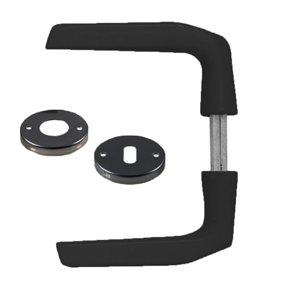 Πόμολο καμαρόπορτας Νεοξαλ μαύρο – Ανθεκτικό και εργονομικό πόμολο αλουμινίου για μεσόπορτες Πόμολο καμαρόπορτας Νεοξαλ μαύρο από αλουμίνιο – κομψό και ανθεκτικό πόμολο για ξύλινες μεσόπορτες