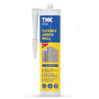 Σιλικόνη υβριδική Tkk Άσπρη 290 ml για κόλληση και στεγανοποίηση σε περβάζια, κουζίνες, σιλό, δεξαμενές και δίκτυα πεπιεσμένου αέρα.