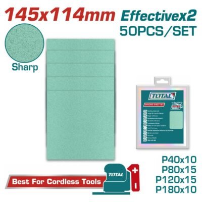 Γυαλόχαρτα Total Σετ 50τεμ Για Tf2231106 για λείανση πολλών επιφανειών