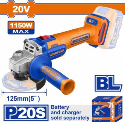 Γωνιακός Τροχός Wadfow 125mm για ισχυρή κοπή και λείανση.