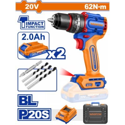 Δραπανοκατσάβιδο Κρουστικό Wadfow Wcdp6281e με ισχυρή απόδοση