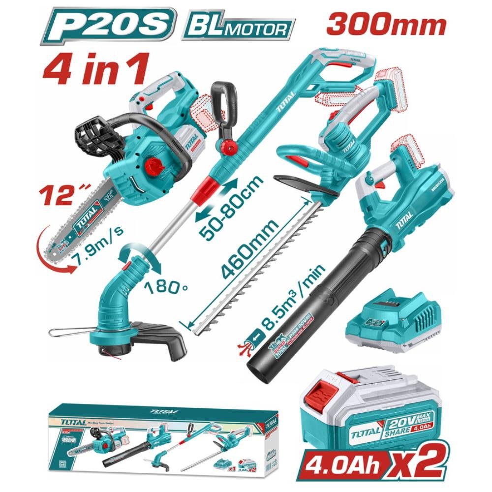 Επαγγελματικό Σετ Κηπευτικών Μηχανημάτων Total Tosli250496e για κήπο