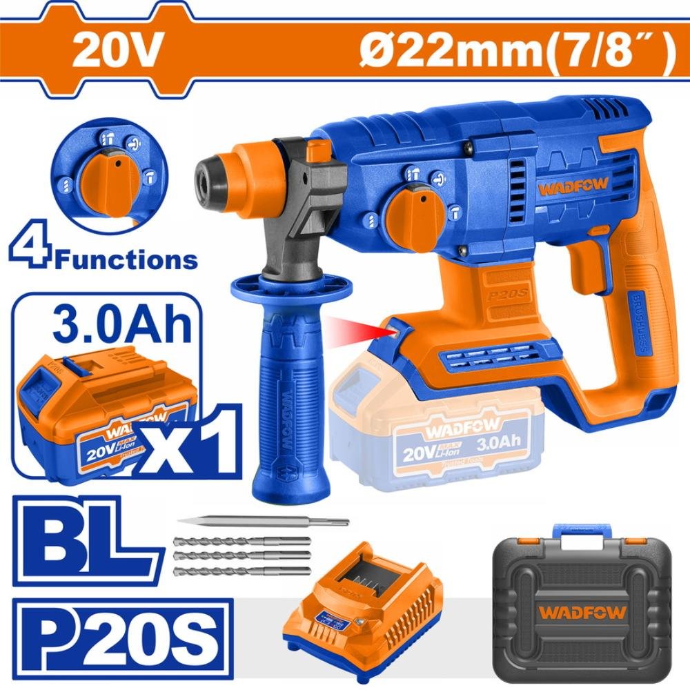 Πνευματικό Πιστολέτο Μπαταρίας Wadfow 3Ah σε κοντινή προβολή