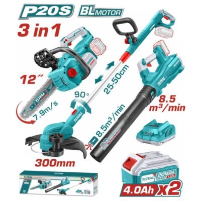 Σετ Επαγγελματικών Εργαλείων Total Tosli241189e σε πρακτικό κουτί