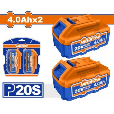 Σετ Μπαταρίες Li-Ion Wadfow 4Ah για μεγάλη αυτονομία και σταθερή ισχύ εργαλείων