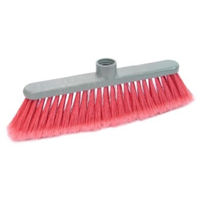 Σκούπα Pendidis οικονομική Κόκκινη με ανθεκτικές ίνες