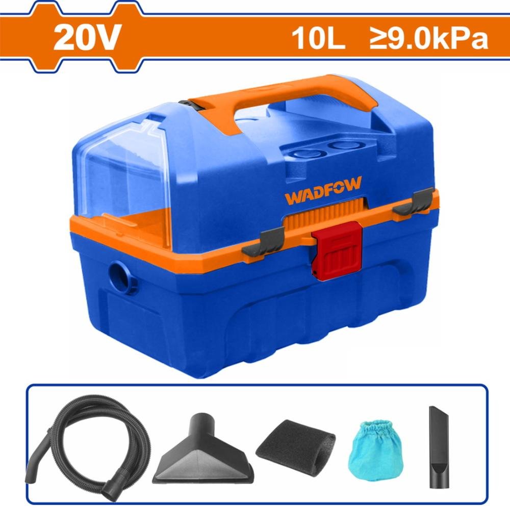 Σκούπα Μπαταρίας Wadfow 10lit για φορητό και ισχυρό καθαρισμό χωρίς καλώδια