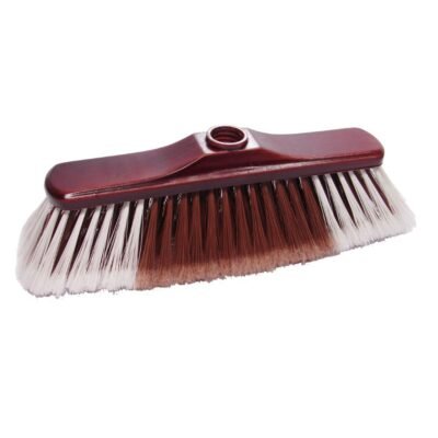 Σκούπα πολυτελείας Pendidis καφέ για άνετο και ανθεκτικό καθαρισμό.