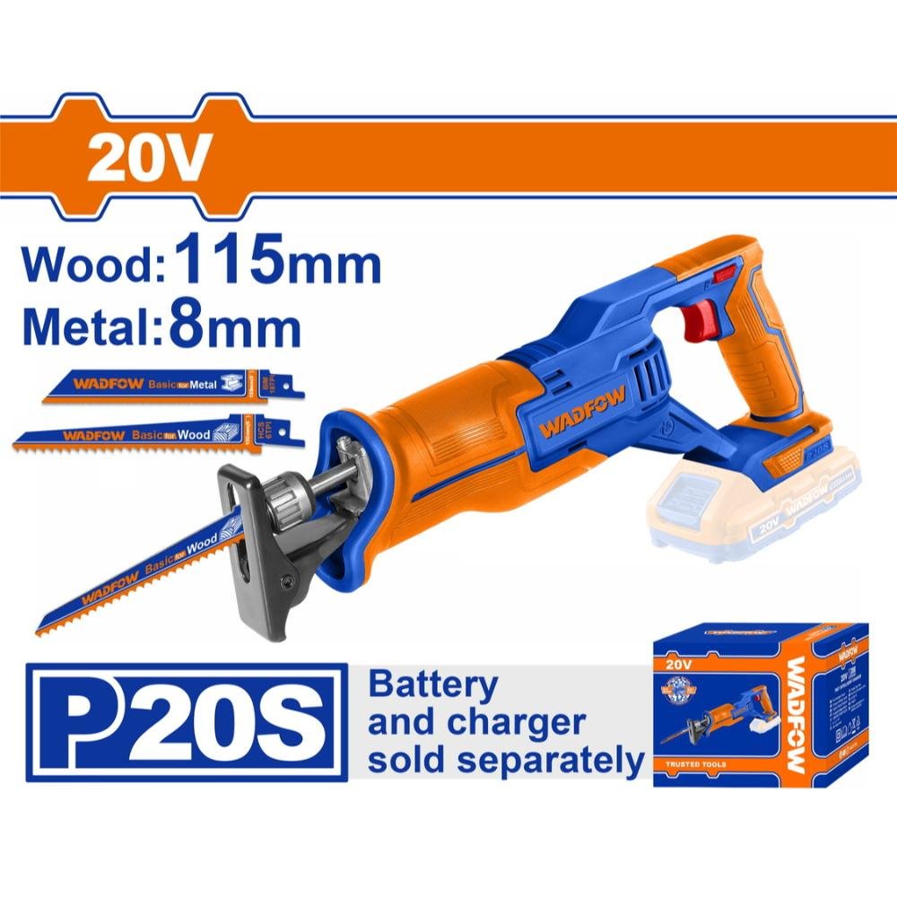 Σπαθόσεγα Μπαταρίας Wadfow Wlr15115 – Ασύρματο Εργαλείο Κοπής Σπαθόσεγα Μπαταρίας Wadfow Wlr15115 για ασύρματη κοπή ξύλου και μετάλλου