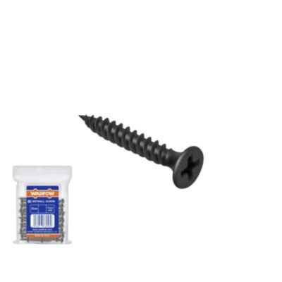 Βίδα Γυψοσανίδα Wadfow Μαύρη υψηλής αντοχής για στερέωση γυψοσανίδας