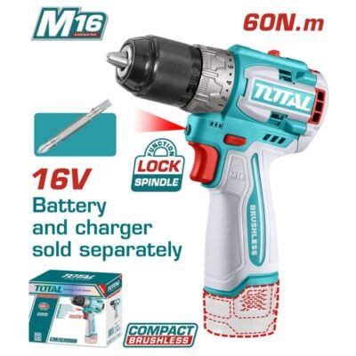 Δραπανοκατσάβιδο Μπαταρίας Total 16v Tdli16681 σε λεπτομερή προβολή εργαλείου