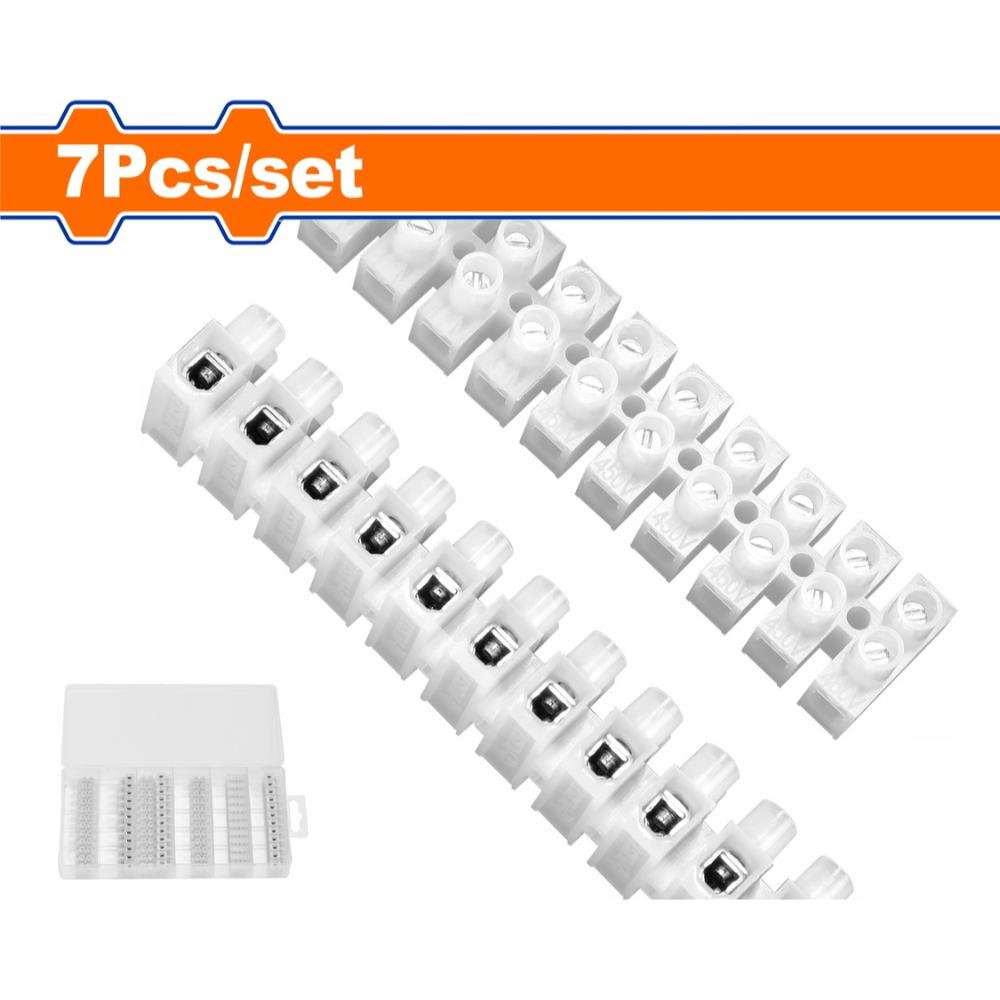 Κλέμες Wadfow Σετ 7ΤΜΧ – Γρήγορη και ασφαλής σύνδεση καλωδίων Κλέμες Wadfow Σετ 7ΤΜΧ – Ανθεκτικές κλέμες για ασφαλή σύνδεση καλωδίων σε DIY και επαγγελματικά έργα