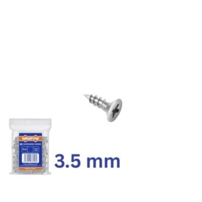 Νοβοπανόβιδα Wadfow Γαλβανιζέ 3.5 mm για στερέωση σε ξύλο και νοβοπάν