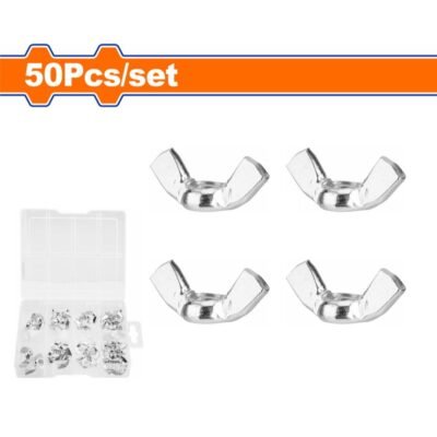 Πεταλούδες Γαλβάνιζέ Wadfow Σετ 50τεμ για στερέωση σωληνώσεων