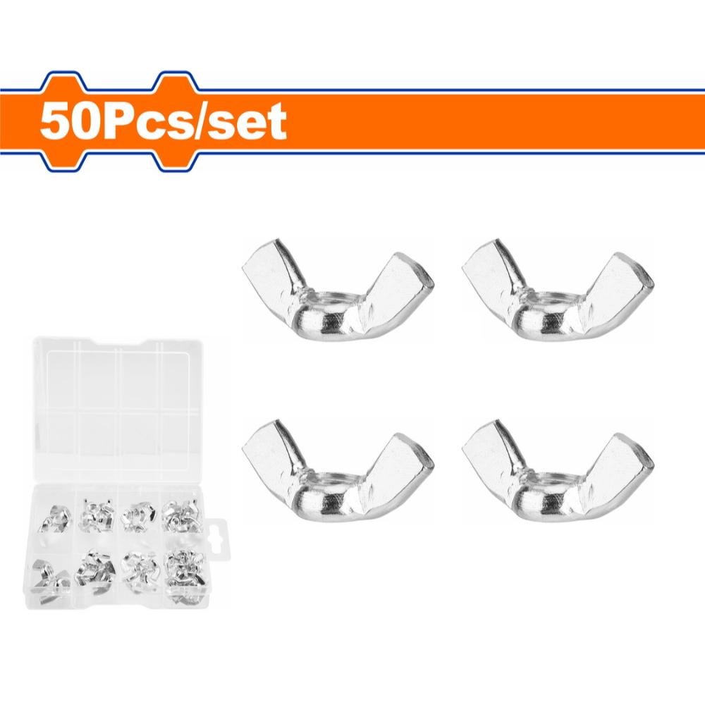 Πεταλούδες Γαλβάνιζέ Wadfow Σετ 50τεμ – Ανθεκτική Στερέωση Πεταλούδες Γαλβάνιζέ Wadfow Σετ 50τεμ για στερέωση σωληνώσεων