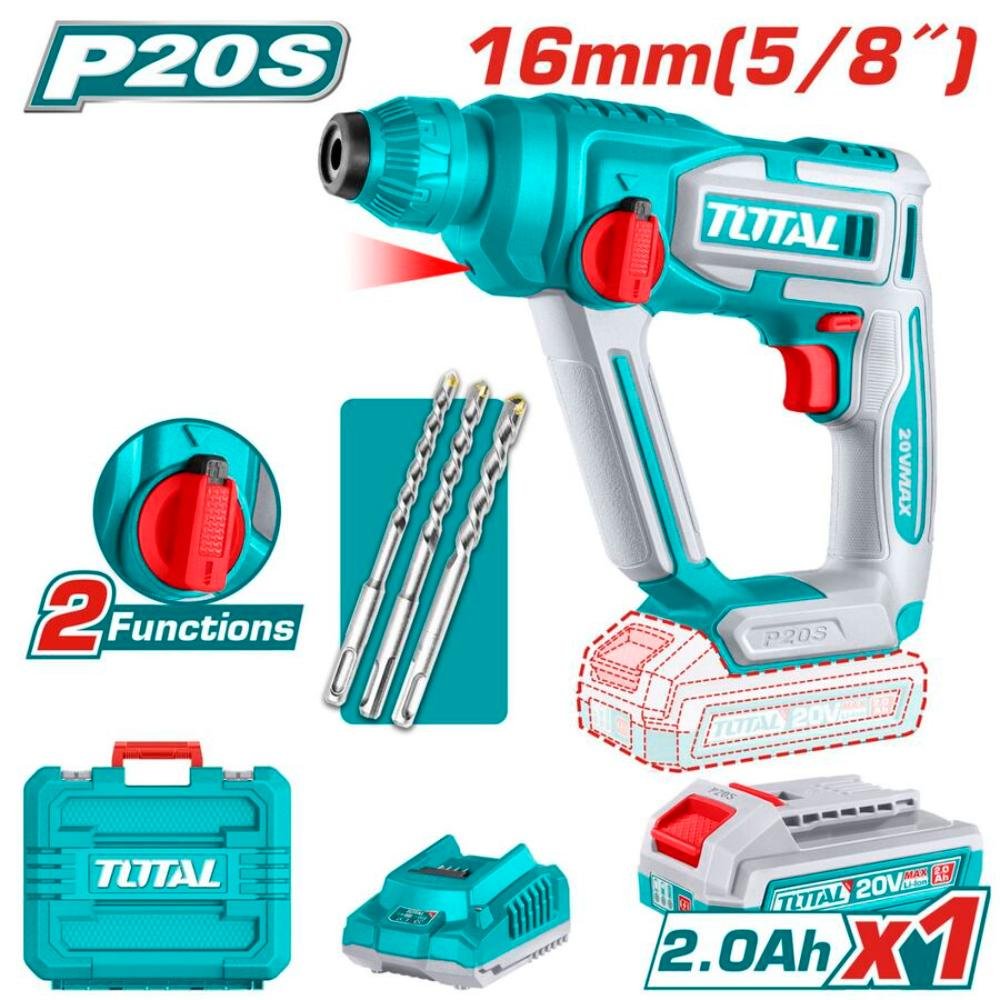 Πνευματικό Πιστολέτο Μπαταρίας Total Trhli201681e για επαγγελματικές εργασίες