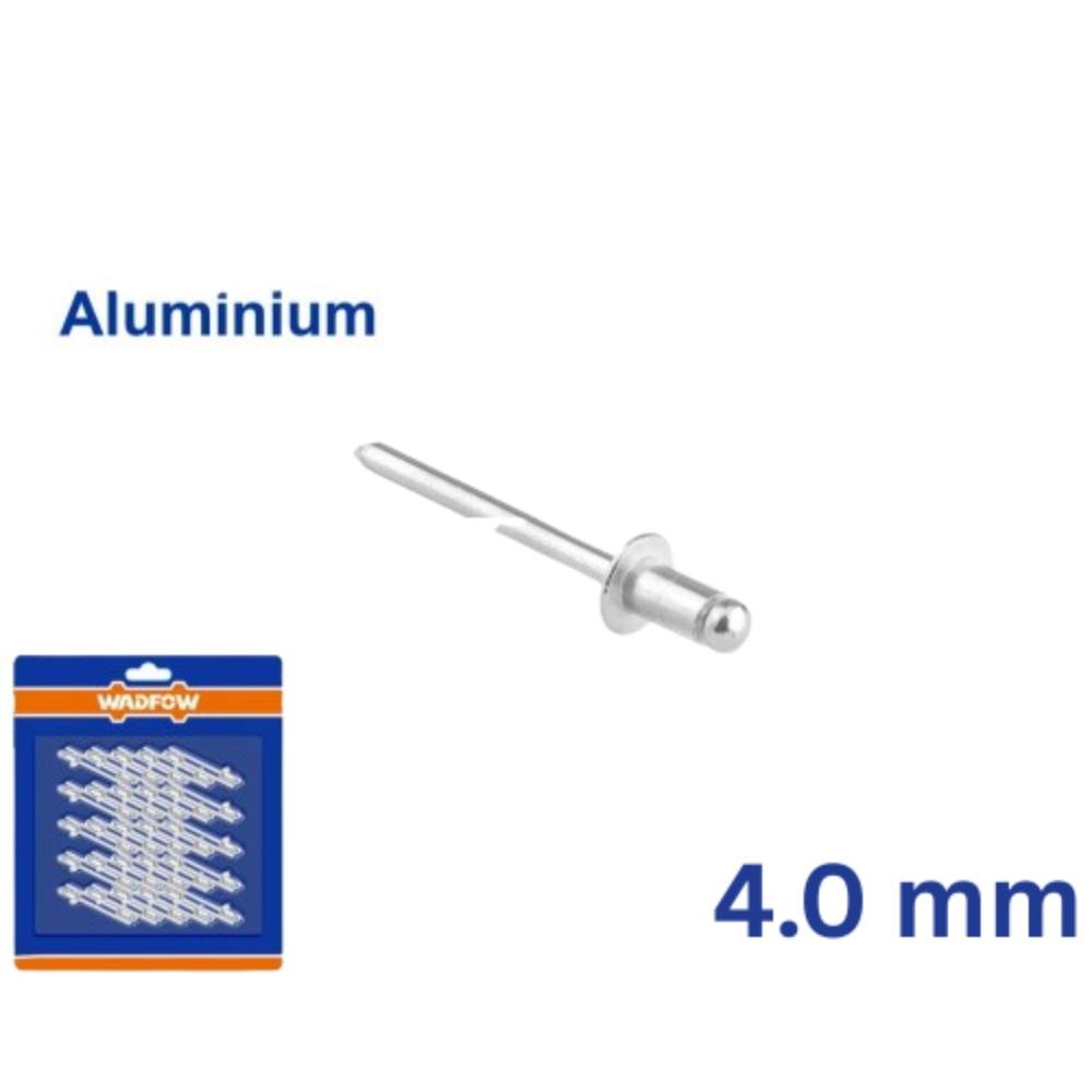 Πριτσίνια Αλουμινίου Wadfow 4mm – Αξιόπιστη στερέωση Πριτσίνια Αλουμινίου Wadfow 4mm για σταθερές και ανθεκτικές συνδέσεις μετάλλων
