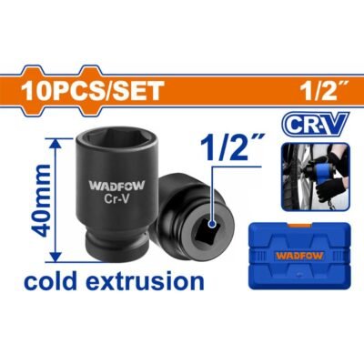 Καρυδάκια Αέρος Μαύρα Εξάγωνα Wadfow για εργαλεία αέρος και συνεργείο