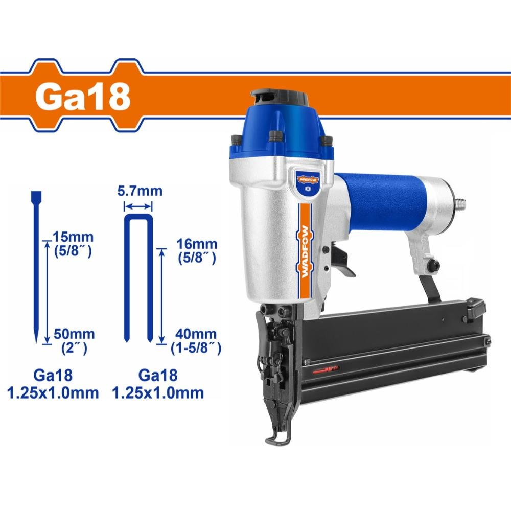 Καρφωτικό Αέρος Wadfow GA18 σε χρήση, εργαλείο για ακριβή καρφώματα
