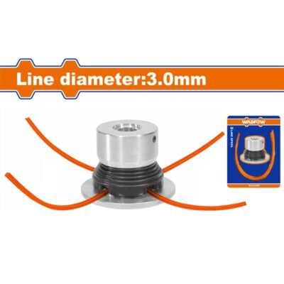 Κεφαλή χορτοκοπτικού Wadfow αλουμινίου 4 εξόδων σε λευκό φόντο