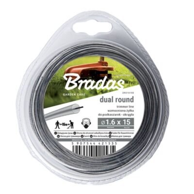Νήμα μεσινέζας dual Bradas για χορτοκοπτικό υψηλής αντοχής