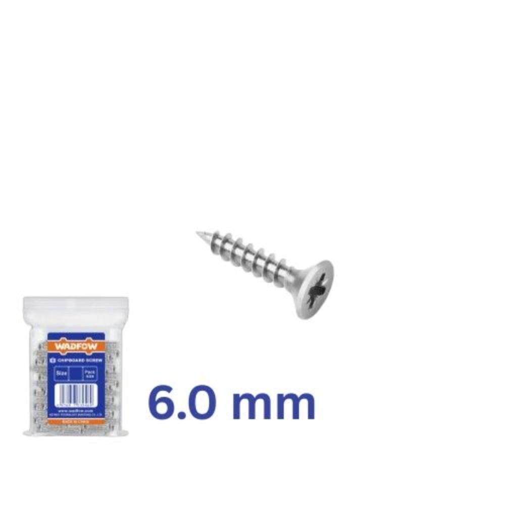 Νοβοπανόβιδα Wadfow Γαλβάνιζέ 6 mm για ξύλο και νοβοπάν