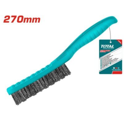 Total Συρματόβουρτσα Χειρός 270mm για αφαίρεση σκουριάς και καθαρισμό μετάλλων