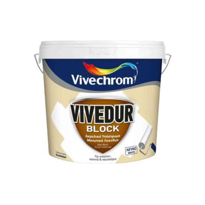 Vivedur Block ακρυλικό μονωτικό υπόστρωμα για κάλυψη λεκέδων και υγρασίας