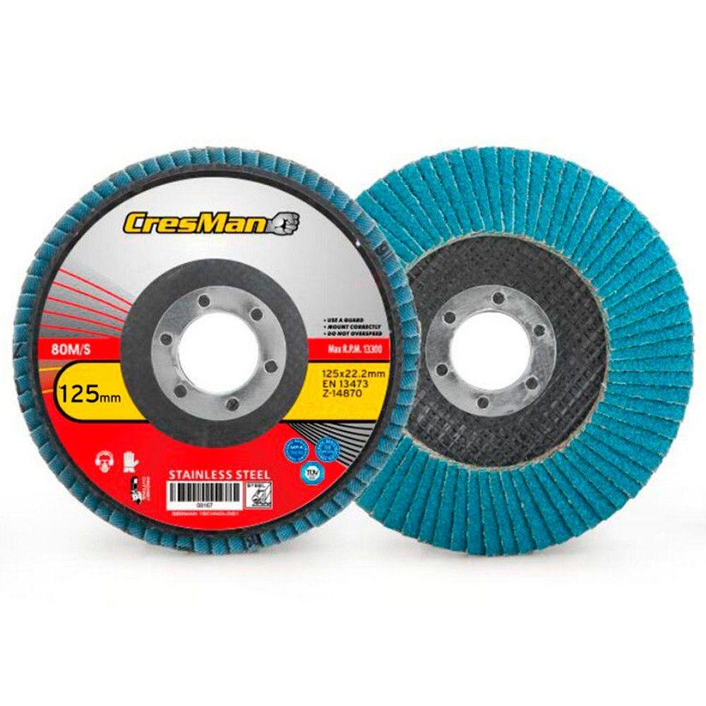 Δίσκος Φτερωτός Curba Cresman 125mm για λείανση μετάλλου