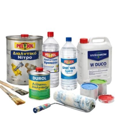 Διαλυτικά Χρωμάτων για αραίωση και καθαρισμό εργαλείων βαφής