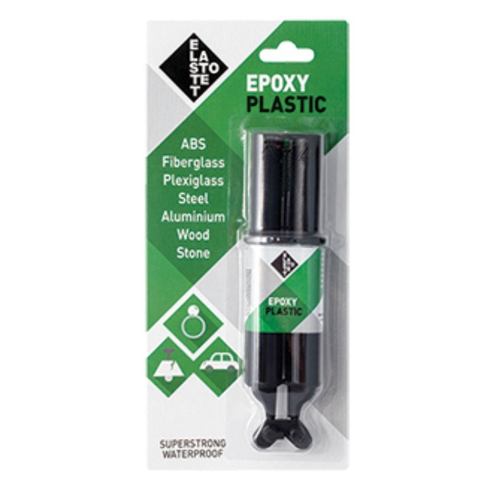 Κόλλα Εποξική Epoxy Plastic 28ml 5 Min Elastotet διπλής σύριγγας