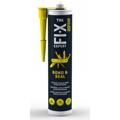 Κόλλα φύσιγγα Tkk Fix Expert Bond & Seal 290ml – Διαφανής, ελαστική και ανθεκτική για μέταλλο, ξύλο, πλαστικό και γυαλί