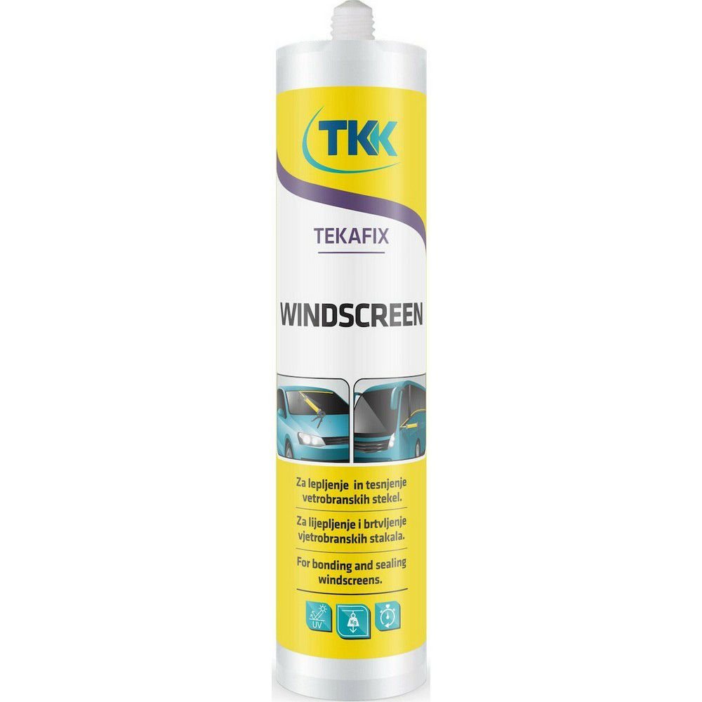 Παρμπριζόκολλα Windscreen Μαύρη Tkk Tekafix 290ml – Κολλάει ισχυρά παρμπρίζ αυτοκινήτων