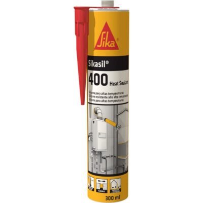 Σιλικόνη Θερμοκρασίας Sika 300°C Φλατζόκολλα κόκκινη 300ml για υψηλή θερμοκρασία