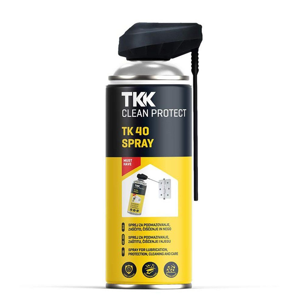 Σπρέι Αντισκωριακό-Λιπαντικό TKK TK40 400ml για προστασία και λίπανση μεταλλικών μερών