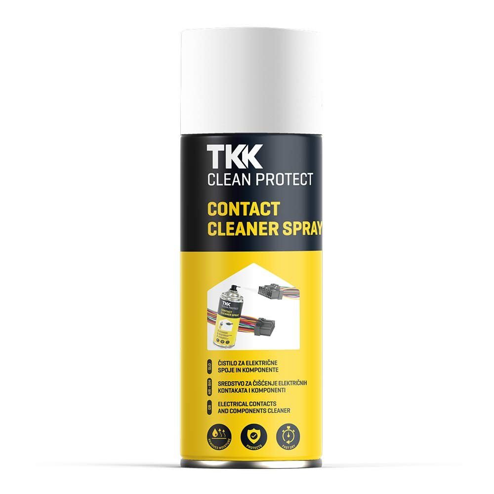 πρέι Ηλεκτρικών Επαφών Tkk 400ml – Καθαριστικό και Απωθεί Υγρασία Σπρέι Ηλεκτρικών Επαφών Tkk 400ml καθαρίζει και προστατεύει ηλεκτρικές επαφές
