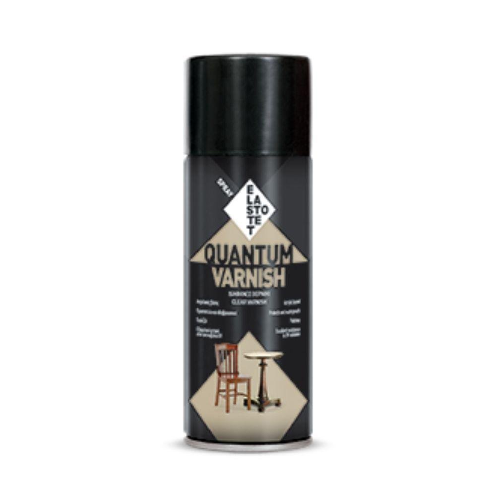 Σπρέυ Βερνίκι Quantum Varnish 400ml Elastotet για προστασία και γυάλισμα επιφανειών