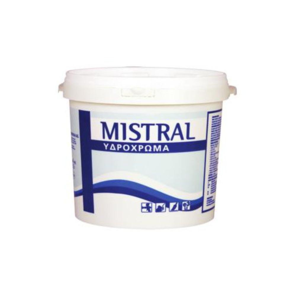 Υδρόχρωμα Mistral για εσωτερικούς χώρους με λευκό ματ φινίρισμα Υδρόχρωμα Mistral για εσωτερικούς χώρους – Οικονομικό και εύκολο στην εφαρμογή