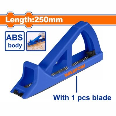 Wadfow Πλάνη Χειρός 250mm για πλάνισμα και λείανση ξύλου με ακρίβεια σε έπιπλα και ξύλινες κατασκευές