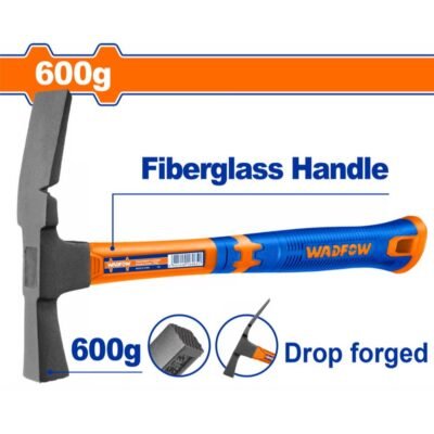 Wadfow Σφυρί Οικοδόμου 600gr για επαγγελματική χρήση σε χτισίματα και κατεδαφίσεις