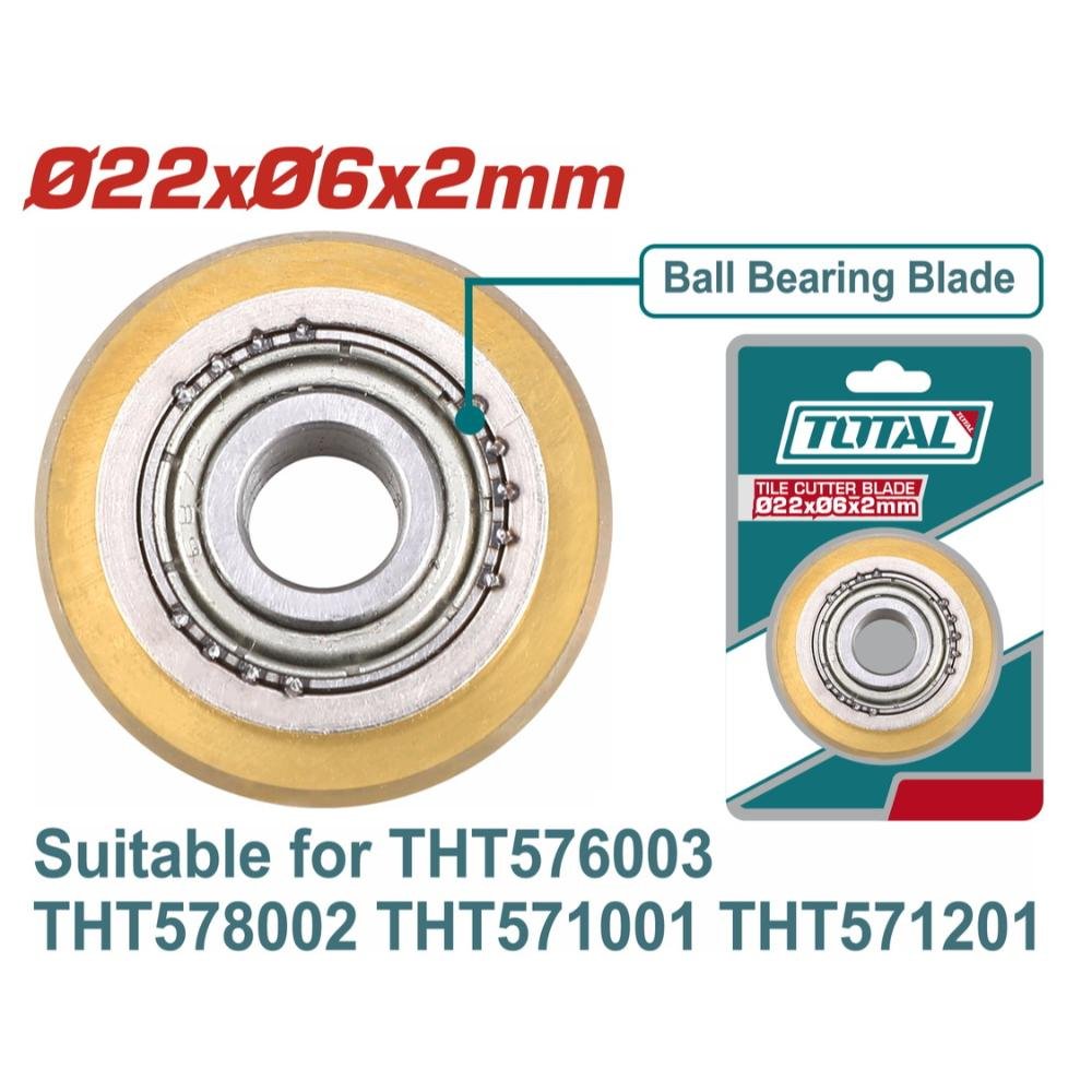 Ανταλλακτικό μαχαίρι Total THT576003 Φ22x6x2mm για εργαλεία THT576003, THT578002, THT571001, THT571201