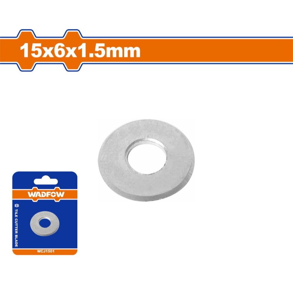 Ανταλλακτικό μαχαίρι Wadfow WCJ1501 Φ15x6x1.5mm για κοφτές πλακιδίων WTR1504 και WTR1506