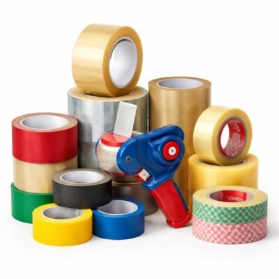 Αυτοκόλλητες Ταινίες σε διάφορα χρώματα και υλικά για συσκευασία και οργάνωση αντικειμένων