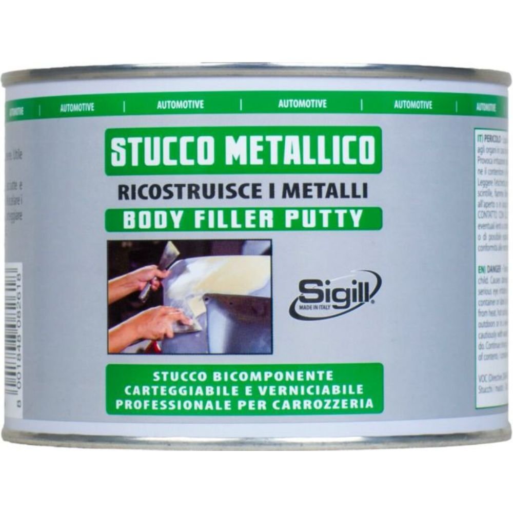 Σιδηρόστοκος 2 Συστατικών Sigill για ισχυρή συγκόλληση και πλήρωση σε μέταλλο, σιδηροκατασκευές και μεταλλικές επιφάνειες.