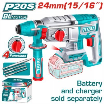 Επαγγελματικό Δράπανο Πιστολέτο Total Trhli20248 μπαταρίας 20V για διάτρηση μπετόν και τοιχοποιίας